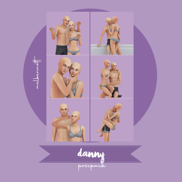 Mix Danny Posepack by melbennett - The Sims 4 Custom Content