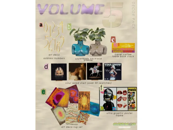 Alpha Decor Pack Vol5 - The Sims 4 Custom Content