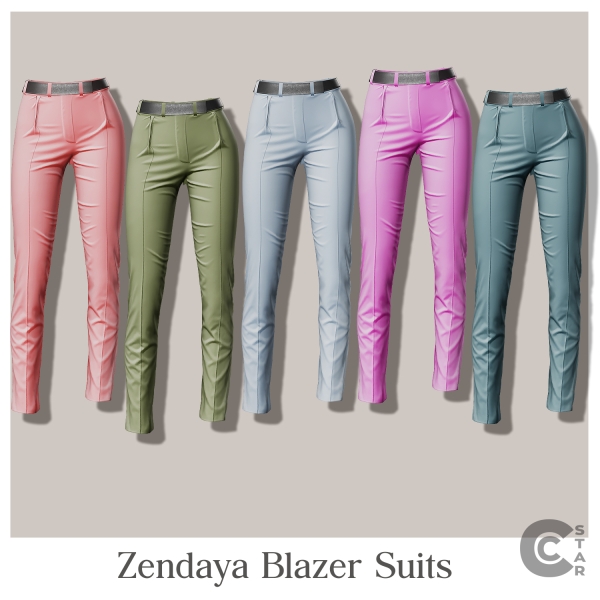 Alpha Slim Fit Suit Pants cool_content_star by cool_content_star - The Sims 4 Custom Content