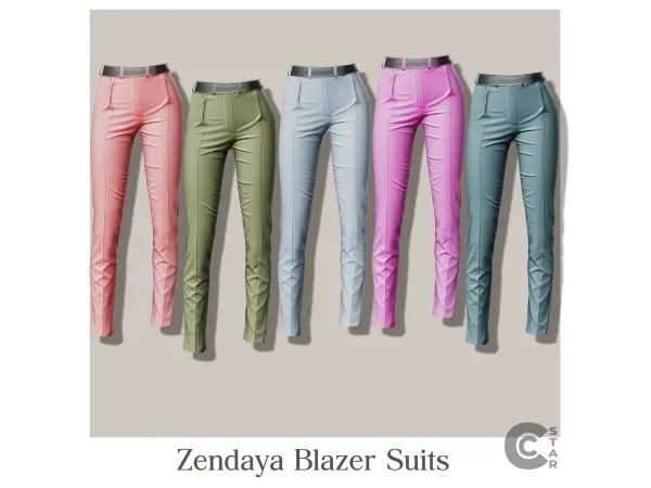 Alpha Slim Fit Suit Pants cool_content_star - The Sims 4 Custom Content