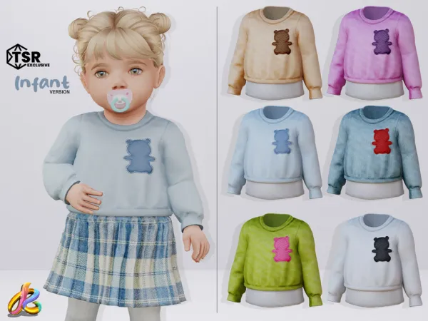 Alpha Top 269 Infant - The Sims 4 Custom Content