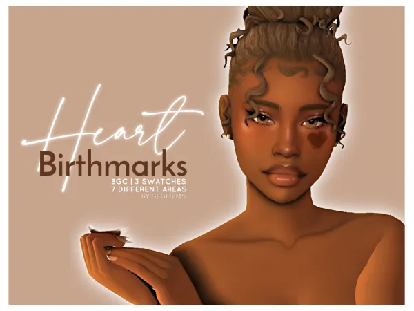 Heart Birthmarks by gegesims
