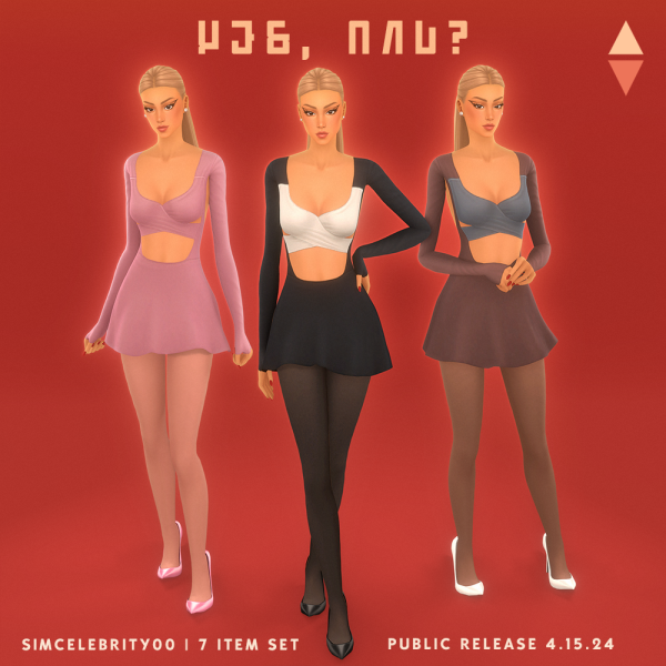 Maxis Match Yes And Set by simsfinds - The Sims 4 Custom Content
