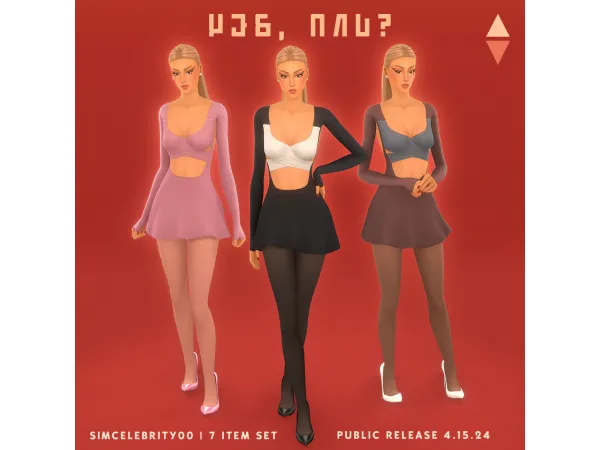 Maxis Match Yes And Set by simcelebrity00 - The Sims 4 Custom Content