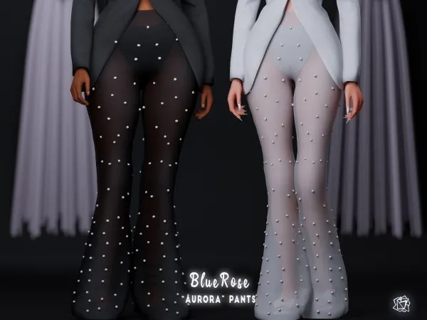 Mix Aurora Pearl Pants Brsims - The Sims 4 Custom Content