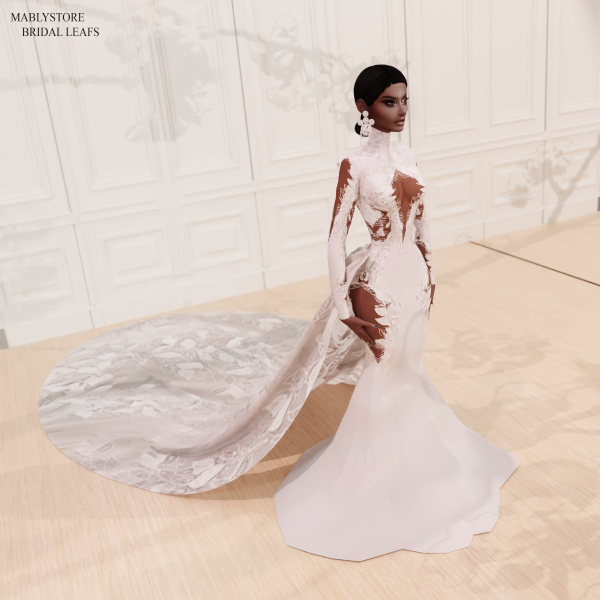 Alpha LEAF BRIDAL by simsfinds - The Sims 4 Custom Content