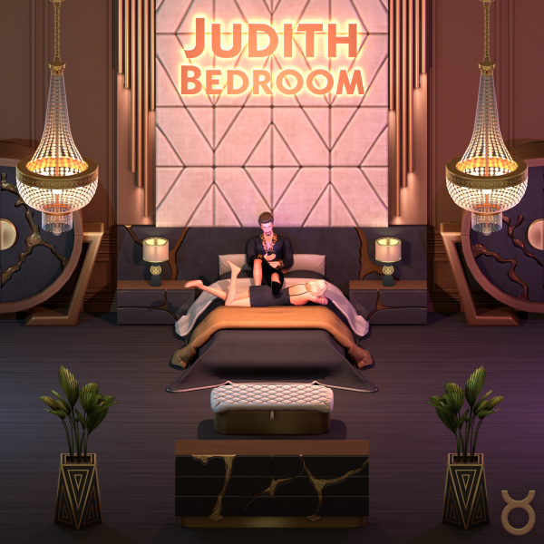 Mix Judith Bedroom by simsfinds - The Sims 4 Custom Content