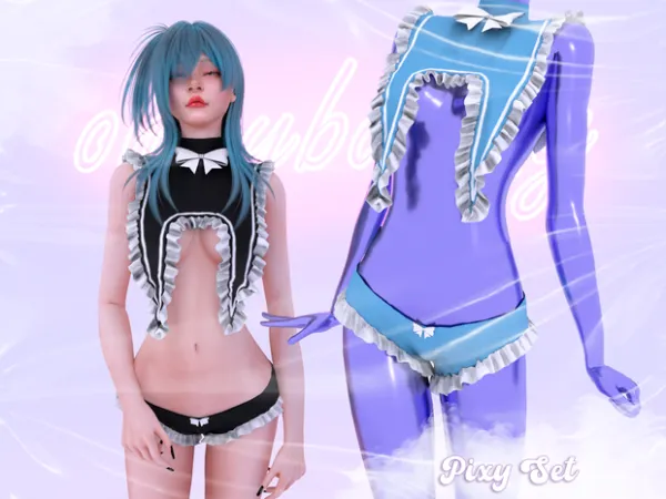 Alpha PIXY SET - The Sims 4 Custom Content