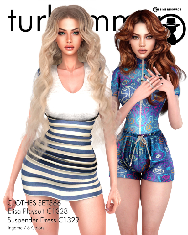 Alpha CLOTHES SET366 by daphsmods - The Sims 4 Custom Content