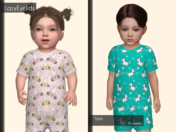 Alpha Tshirt - The Sims 4 Custom Content