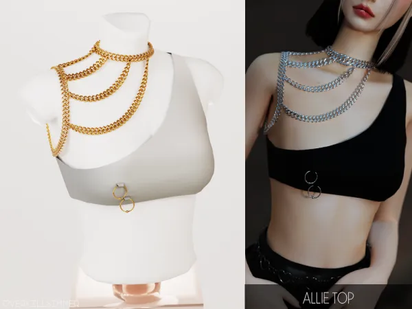 Mix Allie top - The Sims 4 Custom Content