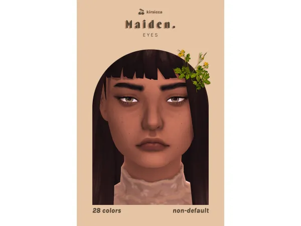 Maxis Match maiden eyes - The Sims 4 Custom Content