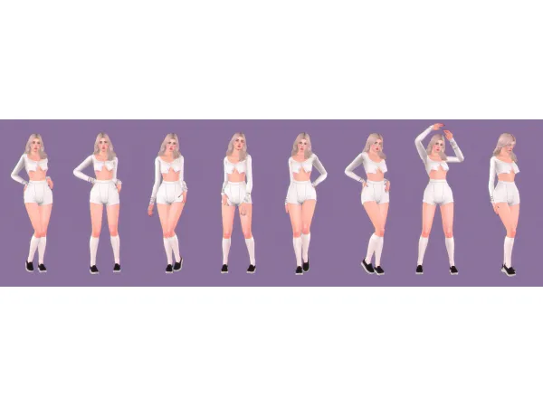 [chamis] model pose - The Sims 3 Custom Content