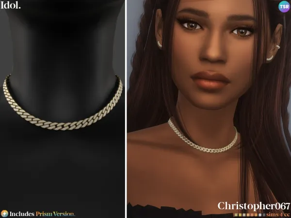 Mix IDOL NECKLACE - The Sims 4 Custom Content