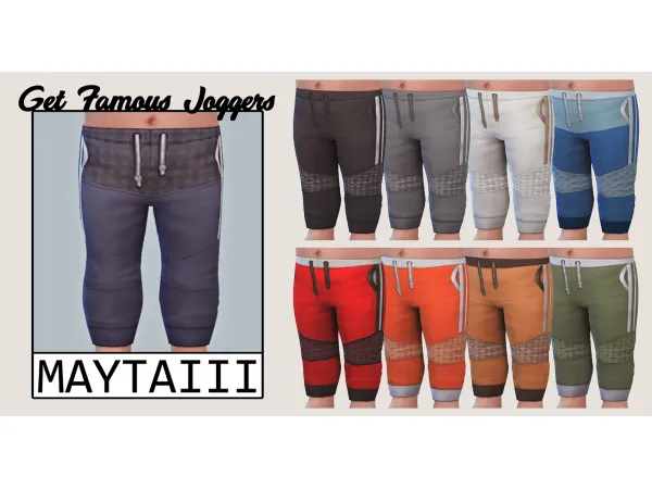 Maxis Match Infant get famous joggers by maytaiii - The Sims 4 Custom Content