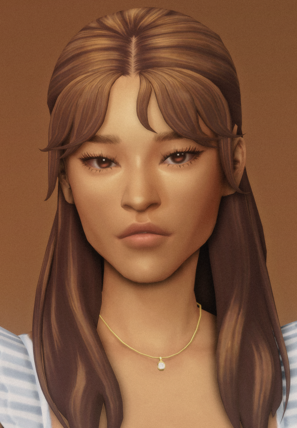 Maxis Match liliya hair by simsfinds - The Sims 4 Custom Content