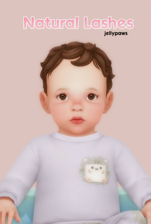 Maxis Match Natural Lashes by simsfinds - The Sims 4 Custom Content