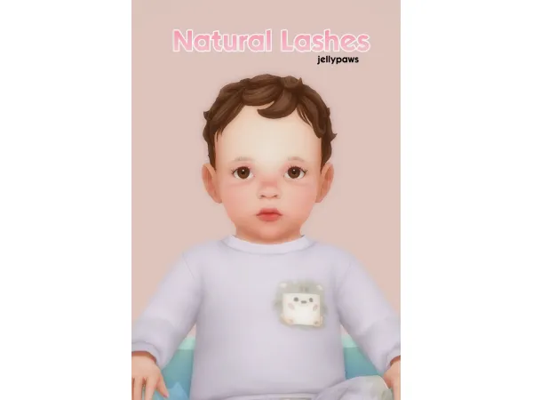 Maxis Match Natural Lashes by melunn - The Sims 4 Custom Content