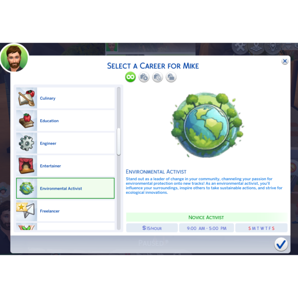 Maxis Match Captain Eco gameplay Mod which adds new skill and interaction to waken up ecological awareness by simsfinds - The Sims 4 Custom Content