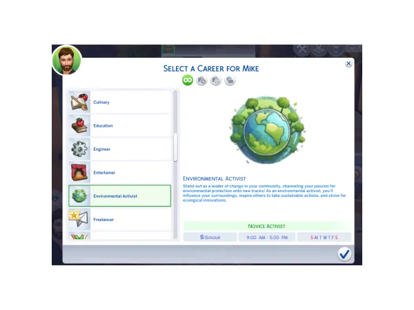 Maxis Match Captain Eco gameplay Mod which adds new skill and interaction to waken up ecological awareness by LuSimLaStars - The Sims 4 Custom Content