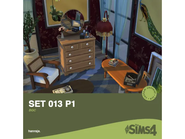 Maxis Match SET 013 P1 by hanraja - The Sims 4 Custom Content