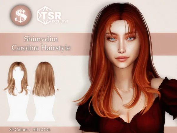 Alpha [ ] CAROLINA HAIR CHILD - The Sims 4 Custom Content