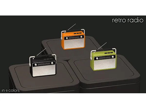 RetroRadio - The Sims 2 Custom Content