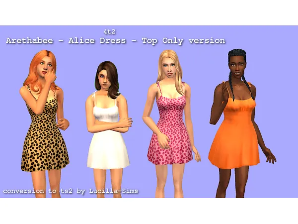 alice dress - The Sims 2 Custom Content