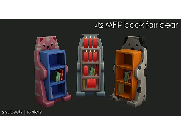 4t2 My First Pet Book Fair Bear - The Sims 2 Custom Content