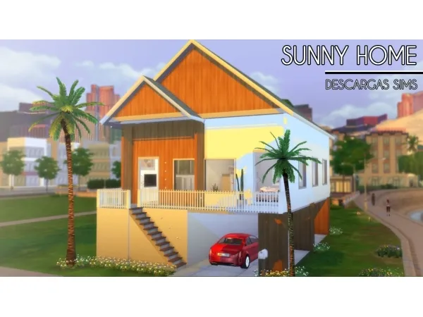 Alpha Sunny Home - The Sims 4 Custom Content