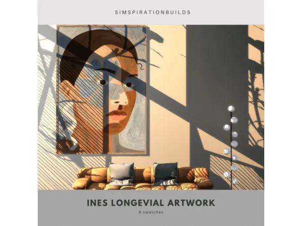 Alpha Ines Longevial Artwork by simspirationbuilds - The Sims 4 Custom Content