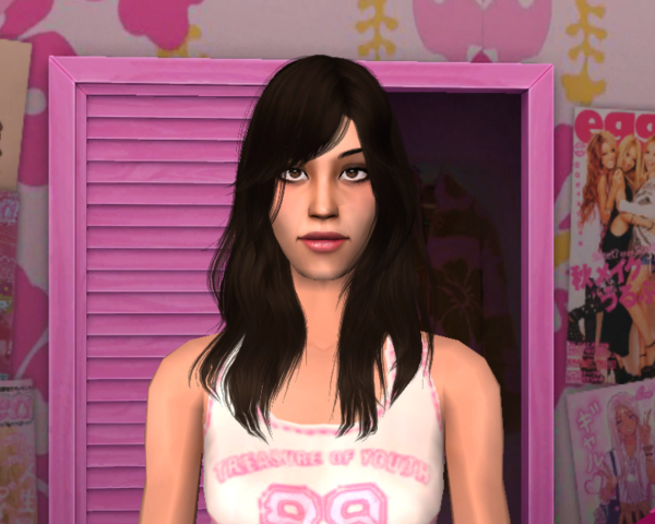 [ProfesionalPartyGuest] Popstar Mashup Hair by simsfinds - The Sims 2 Custom Content