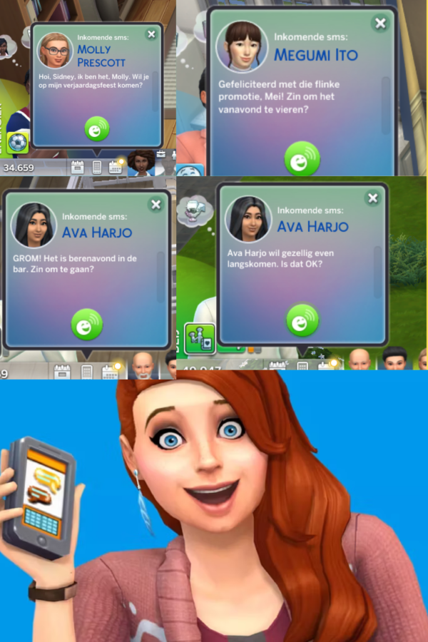 Maxis Match NPC Invite Phone calls fix to Birthday party PlayHooky Chartiy party Promotion party Playdate CityInvites Sneak out Invites Restaurant invites etc by simsfinds - The Sims 4 Custom Content