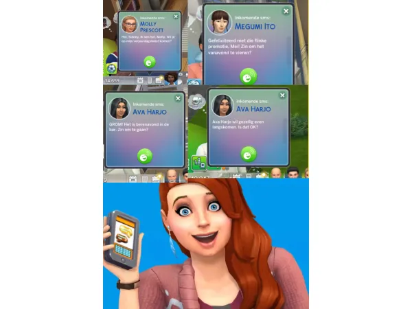 Maxis Match NPC Invite Phone calls fix to Birthday party PlayHooky Chartiy party Promotion party Playdate CityInvites Sneak out Invites Restaurant invites etc by mitchsimmer - The Sims 4 Custom Content
