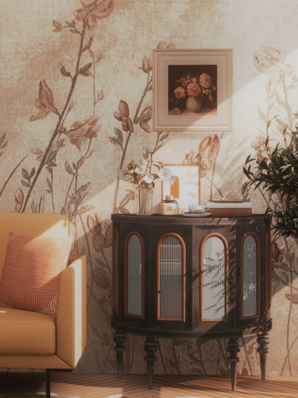 Alpha CeliaCytus Storage Side Cabinet by simsfinds - The Sims 4 Custom Content