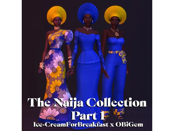 Maxis Match The Naija Collection Part 1 Ice CreamForBreakfast x OBiGem by icecreamforbreakfast - The Sims 4 Custom Content