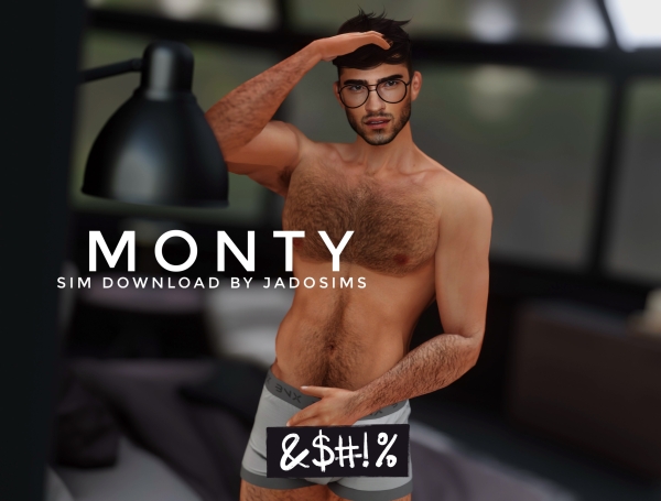 Alpha Monty (Sim Download) by shopwithflynnn - The Sims 4 Custom Content