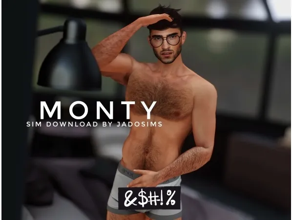 Alpha Monty (Sim Download) - The Sims 4 Custom Content