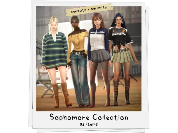 Maxis Match The Sophomore Collection Sentate - The Sims 4 Custom Content