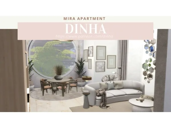 Mix Mira Apartment - The Sims 4 Custom Content