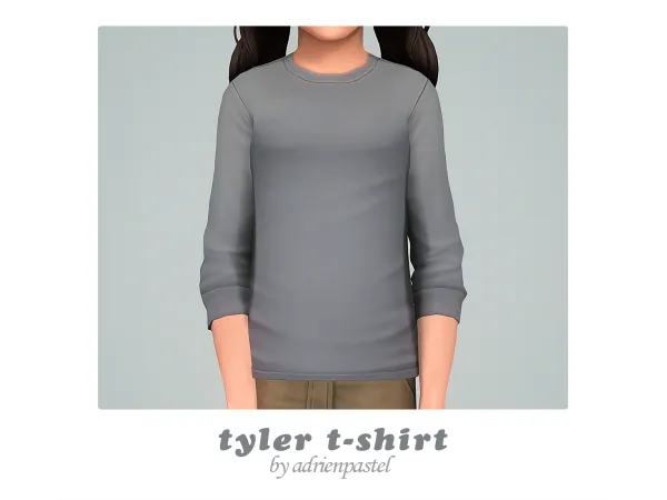 Maxis Match Tyler Shirt Trousers by adrienpastel - The Sims 4 Custom Content