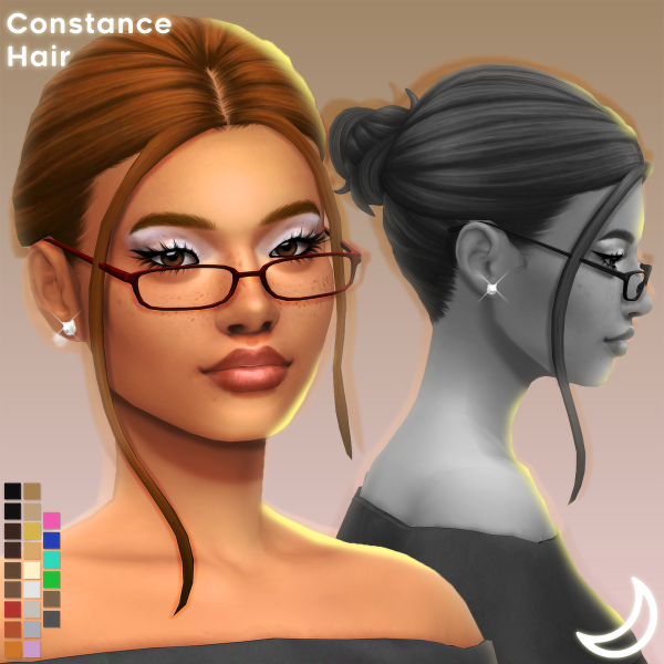 Maxis Match CONSTANCE HAIR by simsfinds - The Sims 4 Custom Content