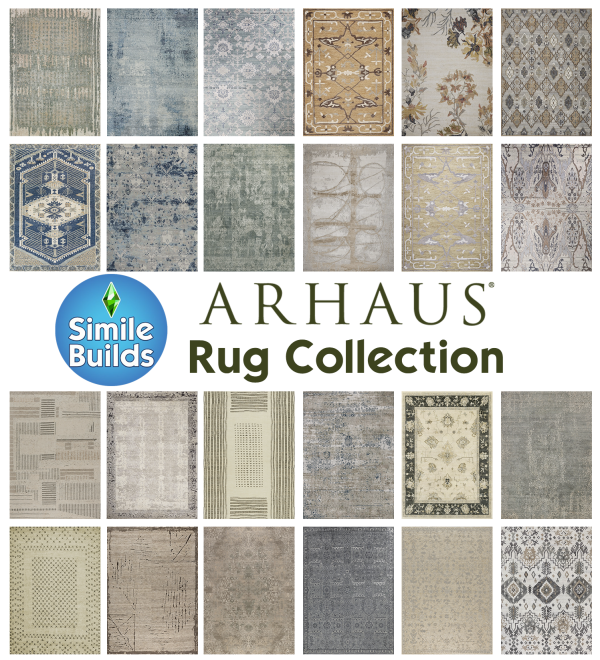 Alpha Arhaus Rug Collection by simsfinds - The Sims 4 Custom Content