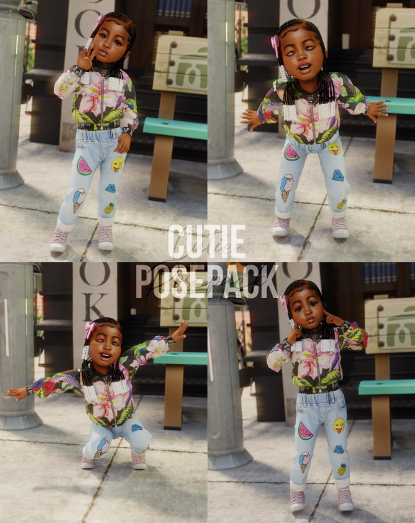 Mix Cutie Poses (In Game) by simsfinds - The Sims 4 Custom Content