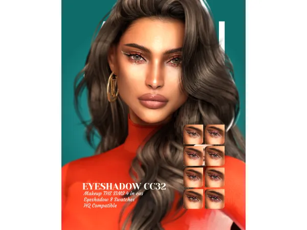Alpha LEAN EYESHADOW CC32 by Leansims - The Sims 4 Custom Content