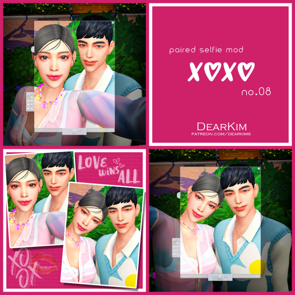Mix [PairedSelfie] XX 08 by simsfinds - The Sims 4 Custom Content