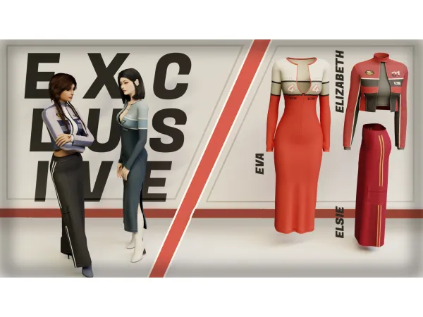 Alpha Exclusive Pieces (EYHD) - The Sims 4 Custom Content