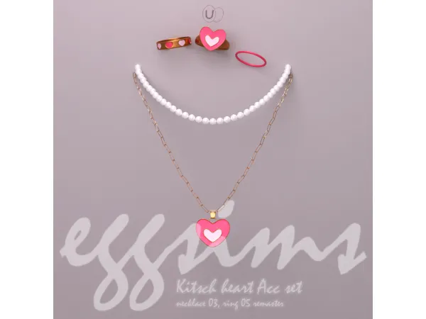 Kitsch heart Acc set (2024.05 Remaster ver) by eggsims
