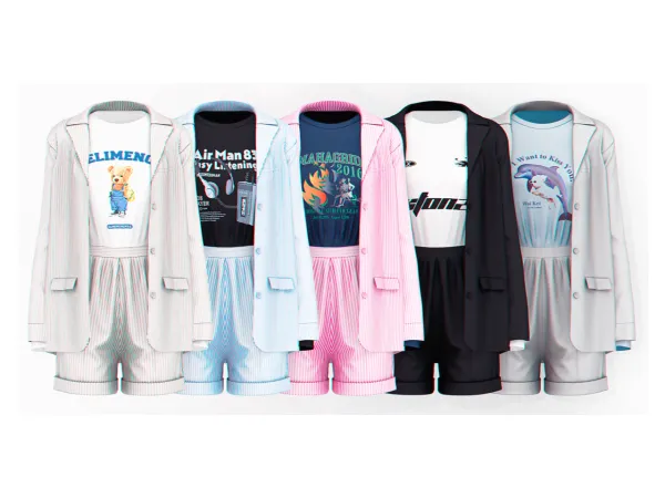 TS3Galileo Outfit Extra T Shirt Swatches by Plbsims - The Sims 3 Custom Content