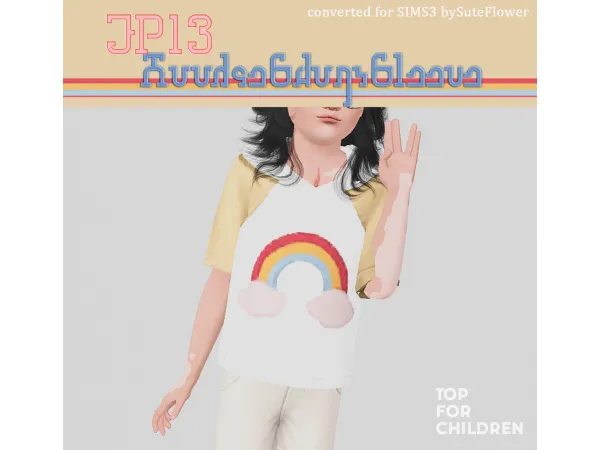 4TO3 EP13 HoodieShortSleeve for cu - The Sims 3 Custom Content